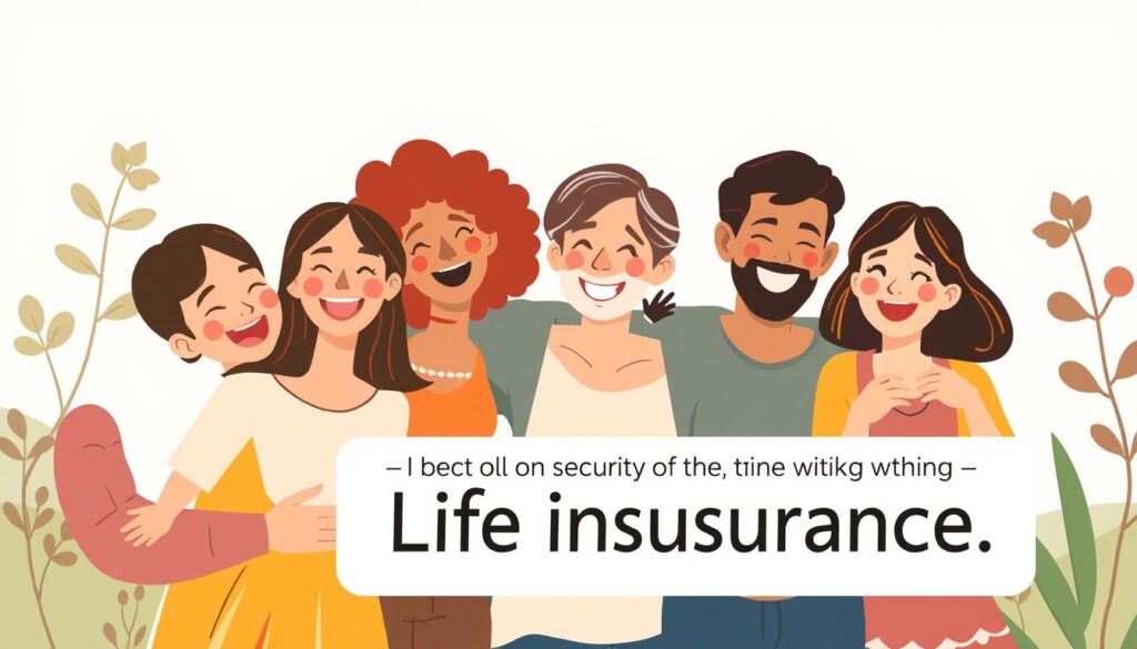 Image of a family protected with life insurance