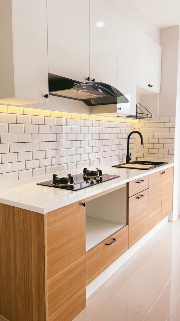18 Ide Kitchen Set Terbuka untuk Rumah Gaya Skandinavia